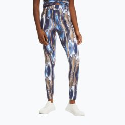 Legginsy damskie FILA Clamart AOP High Waist. Niebieskie legginsy damskie Fila, s, bez wzorów. Za 139.99 zł.