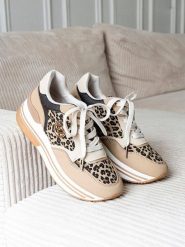 Bellucci Sneakersy w kolorze beżowym rozmiar: 37. Brązowe obuwie sportowe damskie Bellucci, bez zapięcia. Za 104.89 zł.