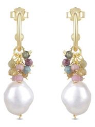 Luxenter Kolczyki-wkrętki z perłami rozmiar: onesize. Białe kolczyki damskie Luxenter, z kwarcem, srebrne. Za 130.99 zł.