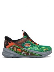 Skechers Sneakersy Slip-Ins: Hyper-Quest 404212L/GRMT Zielony. Zielone buty sportowe chłopięce Skechers, bez zapięcia. Za 269.99 zł.