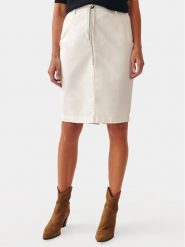 Tatuum Spódnica midi Hinoki 1 T2307.174 Biały Loose Fit. Białe spódnice damskie TATUUM, bez wzorów, z bawełny, midi. Za 219.99 zł.