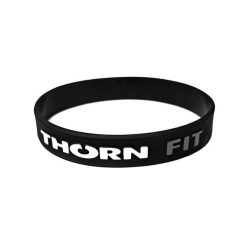 Opaska na rękę dla dorosłych THORN FIT Wrist band. Czarne paski damskie THORN FIT, bez wzorów. Za 5.99 zł.