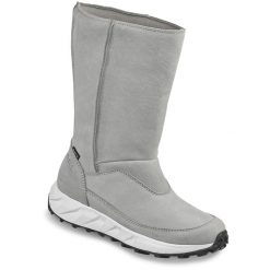 Buty zimowe damskie MEINDL Göteborg Lady GTX. Szare obuwie trekkingowe damskie MEINDL, bez zapięcia. W wyprzedaży za 941.85 zł.