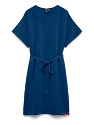 Vero Moda Sukienka w kolorze granatowym rozmiar: XS. Niebieskie sukienki damskie Vero Moda, bez wzorów, z tkaniny, bez ramiączek. Za 139.95 zł.