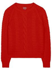 Herrlicher Sweter "Nelline" w kolorze czerwonym rozmiar: XS. Czerwone swetry klasyczne damskie Herrlicher, xs, ze splotem, bez kołnierzyka. Za 144.92 zł.
