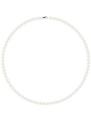 Pearline Naszyjnik perłowy w kolorze białym - dł. 42 cm rozmiar: onesize. Białe naszyjniki damskie Pearline, z perłą, srebrne. Za 260.99 zł.