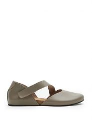 Comfortfusse Skórzane baleriny w kolorze szarobrązowym rozmiar: 41. Brązowe balerinki damskie Comfortfüße, bez wzorów, z okrągłym noskiem. Za 274.99 zł.