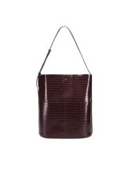 Gino Rossi Torebka CS7779-CROCO Brązowy. Brązowe torebki klasyczne damskie Gino Rossi, z materiału, bez dodatków. Za 229.99 zł.