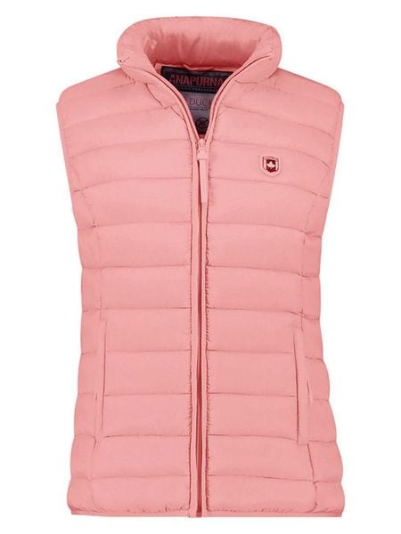 ANAPURNA Kamizelka pikowana "Vakitalana" w kolorze jasnoróżowym rozmiar: XXL. Różowe kamizelki damskie ANAPURNA, xxl, bez wzorów, bez kaptura. Za 113.99 zł.