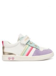 Primigi Sneakersy 1403211 Biały. Białe trampki dziewczęce Primigi, bez wzorów, ze skóry, bez zapięcia. Za 329.99 zł.