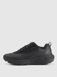 4F Buty do biegania w terenie Speed Trail damskie - czarne 41. Czarne obuwie sportowe damskie 4F, z gumy, przed kostkę, bez zapięcia, do biegania. Za 349.99 zł.