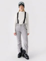 4F Spodnie narciarskie w kolorze szarym rozmiar: S. Szare spodnie dresowe damskie 4F, m, bez wzorów. Za 183.59 zł.