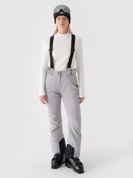 4F Spodnie narciarskie w kolorze szarym rozmiar: XS. Szare spodnie dresowe damskie 4F, m, bez wzorów, narciarskie. Za 182.45 zł.