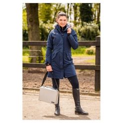 Wodoodporna parka dla kobiet Whis Coach. Niebieskie parki damskie WHIS, bez kaptura. W wyprzedaży za 1,468.65 zł.