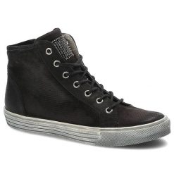 Czarne Botki Carinii Codzienne Buty Damskie. Czarne obuwie sportowe casual damskie Carinii, z nubiku. Za 239.00 zł.