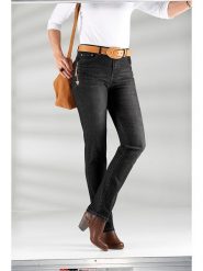 WITT WEIDEN Dżinsy - Slim fit - w kolorze antracytowym rozmiar: 92. Czarne jeansy damskie WITT WEIDEN, z podwyższonym stanem. Za 79.03 zł.