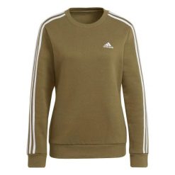 Bluza damska ADIDAS W 3S FL SWT XXS. Czerwone bluzy damskie Adidas, s, bez wzorów, z bawełny, bez kaptura. Za 179.00 zł.