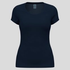 Koszulka z krótkim rękawem damska ODLO Active F-Dryight Eco. Niebieskie koszulki damskie ODLO, xs, bez wzorów, bez kołnierzyka, bez ramiączek. Za 169.00 zł.