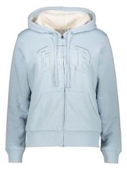 GAP Bluza w kolorze błękitnym rozmiar: M. Niebieskie bluzy damskie GAP, m, bez wzorów, bez kaptura. Za 154.95 zł.
