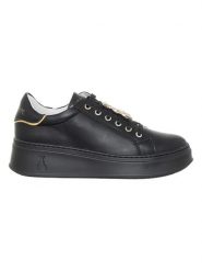 Patrizia Pepe Skórzane sneakersy w kolorze czarnym rozmiar: 38. Czarne obuwie sportowe damskie Patrizia Pepe, bez zapięcia. Za 489.95 zł.