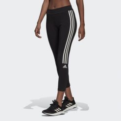 Legginsy damskie adidas Aeroready Designed to Move Cotton-Touch. Czarne legginsy damskie Adidas, xs, bez wzorów, z bawełny. Za 180.95 zł.
