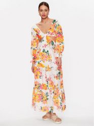 Maaji Sukienka letnia 2073CLD001 Kolorowy Regular Fit. Sukienki damskie Maaji, bez wzorów, z bawełny, bez ramiączek. Za 269.99 zł.