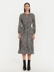Olsen Sukienka koszulowa 13001793 Czarny Regular Fit. Czarne sukienki damskie Olsen, bez wzorów, z wiskozy, bez ramiączek. Za 319.99 zł.