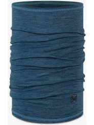 Buff Wełniany szal-koło w kolorze niebieskim rozmiar: onesize. Niebieskie szaliki damskie Buff, bez wzorów, z materiału. Za 109.78 zł.