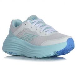 Buty do chodzenia damskie Skechers 129470WLB. Niebieskie obuwie sportowe damskie Skechers, z materiału, bez zapięcia, do biegania, Skechers Sport. Za 353.00 zł.
