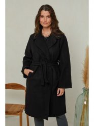 Curvy Lady Płaszcz przejściowy w kolorze czarnym rozmiar: 40/42. Czarne płaszcze damskie Curvy Lady, bez wzorów, bez kaptura. Za 210.95 zł.