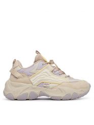 Buffalo Sneakersy Pyra One 1636725 Beżowy jasny. Brązowe obuwie sportowe damskie Buffalo, ze skóry, bez zapięcia. Za 469.99 zł.