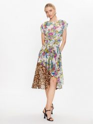 Just Cavalli Sukienka codzienna 74PBO913 Kolorowy Regular Fit. Sukienki damskie Just Cavalli, bez wzorów, z syntetyku, bez ramiączek. Za 1,229.00 zł.