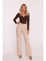 Stylove Spodnie w kolorze beżowym rozmiar: M. Brązowe spodnie materiałowe damskie Stylove, bez wzorów, z materiału. Za 197.99 zł.