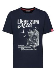 Eight2Nine Koszulka w kolorze granatowym rozmiar: S. Niebieskie koszulki damskie Eight2Nine, s, bez wzorów, z bawełny, bez kołnierzyka, bez ramiączek. Za 43.99 zł.