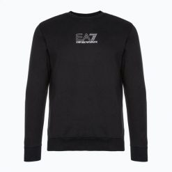Bluza EA7 Emporio Armani Train Core T-Top. Czarne bluzy damskie EA7 Emporio Armani, m, bez wzorów, z bawełny, bez kaptura. Za 339.99 zł.