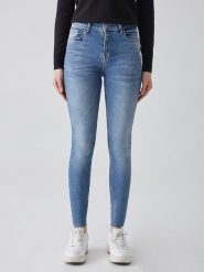 LTB Dżinsy "Amy X" - Skinny fit - w kolorze błękitnym rozmiar: W29/L32. Niebieskie jeansy damskie LTB, z podwyższonym stanem. Za 180.06 zł.
