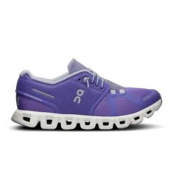 Buty do biegania damskie On Running Cloud 5. Fioletowe obuwie sportowe damskie On, z materiału, do biegania. Za 813.00 zł.