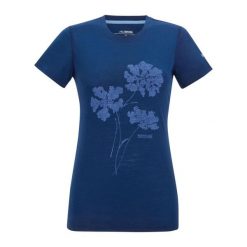 Koszulka Damska Escade Z Kwiatowym Wzorem. Niebieskie bluzki damskie Regatta, bez wzorów, sportowe, bez kołnierzyka, bez ramiączek. Za 238.99 zł.