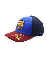 Czapka bejsbolowa FC Barcelona z autografem Pedriego. Czapki damskie FC BARCELONA, bez wzorów, z bawełny. Za 130.66 zł.