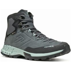 Buty trekkingowe damskie Tecnica Forge Hike Mid Gtx. Szare obuwie trekkingowe damskie TECNICA, z materiału, za kostkę, bez zapięcia. Za 965.00 zł.