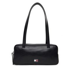 Torebka Tommy Jeans. Czarne torebki klasyczne damskie Tommy Jeans, z jeansu, bez dodatków. Za 529.99 zł.