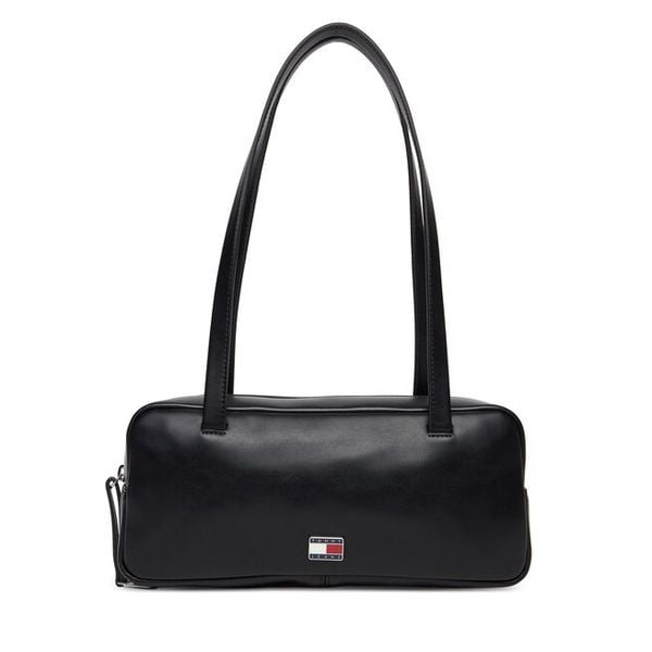 Torebka Tommy Jeans. Czarne torebki klasyczne damskie Tommy Jeans, z jeansu, bez dodatków. Za 529.99 zł.