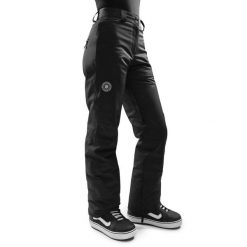 Spodnie snowboardowe damskie P1-W Vader. Czarne spodnie sportowe damskie SIROKO, na zimę, s, bez wzorów, snowboardowy. W wyprzedaży za 424.00 zł.