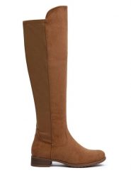 Foreverfolie Kozaki w kolorze karmelowym rozmiar: 39. Brązowe kozaki damskie Foreverfolie, na zimę, bez obcasa, bez zapięcia. Za 160.45 zł.