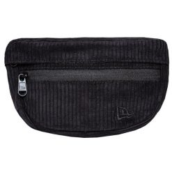 Saszetka na ramię New Era Corduroy Small Waist Bag pojemność 1 L. Czarne nerki i saszetki damskie New Era, bez wzorów. Za 109.99 zł.