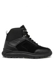 Geox Trapery D Spherica 4X4 B Abx D4626B 08522 C9999 Czarny. Czarne trapery damskie Geox, ze skóry, bez zapięcia. Za 419.99 zł.