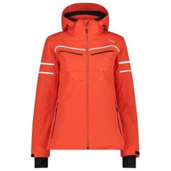 Kurtka Narciarska Protect Rozmiar XS Czerwony - 31W0216-C827. Czerwone kurtki sportowe damskie CMP, s, bez wzorów, z materiału, z kapturem. Za 706.00 zł.