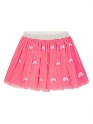 Danamade Spódnica "Milla" w kolorze różowo-srebrnym rozmiar: 128. Różowe spódnice damskie Danamade, bez wzorów, mini. Za 82.99 zł.