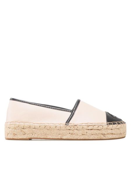 Guess Espadryle Jaleel2 FL6J2L ELE14 Biały. Białe espadryle damskie Guess, z aplikacjami, ze skóry, bez obcasa. Za 309.99 zł.