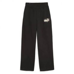 Spodnie sportowe damskie Puma 68169401. Czarne spodnie sportowe damskie Puma, l, bez wzorów, z dresówki, na fitness i siłownię. Za 236.45 zł.